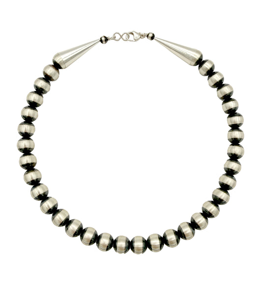 Single Strand Baca Bead Necklace-Jewelry-Maria Goler Baca-Sorrel Sky Gallery