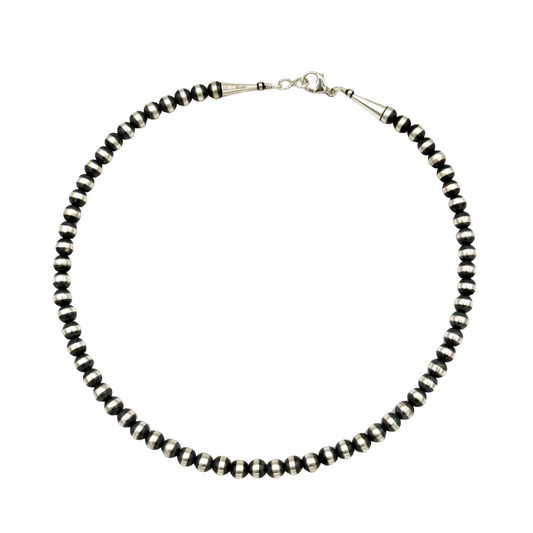 Single Strand Baca Bead Necklace-Jewelry-Maria Goler Baca-Sorrel Sky Gallery