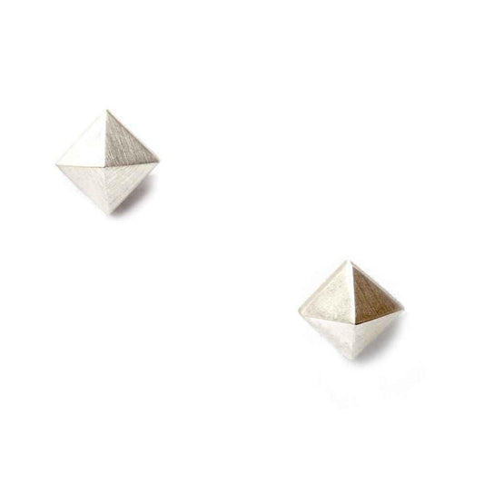 Pyramid Stud Earrings-Jewelry-Maria Samora-Sorrel Sky Gallery