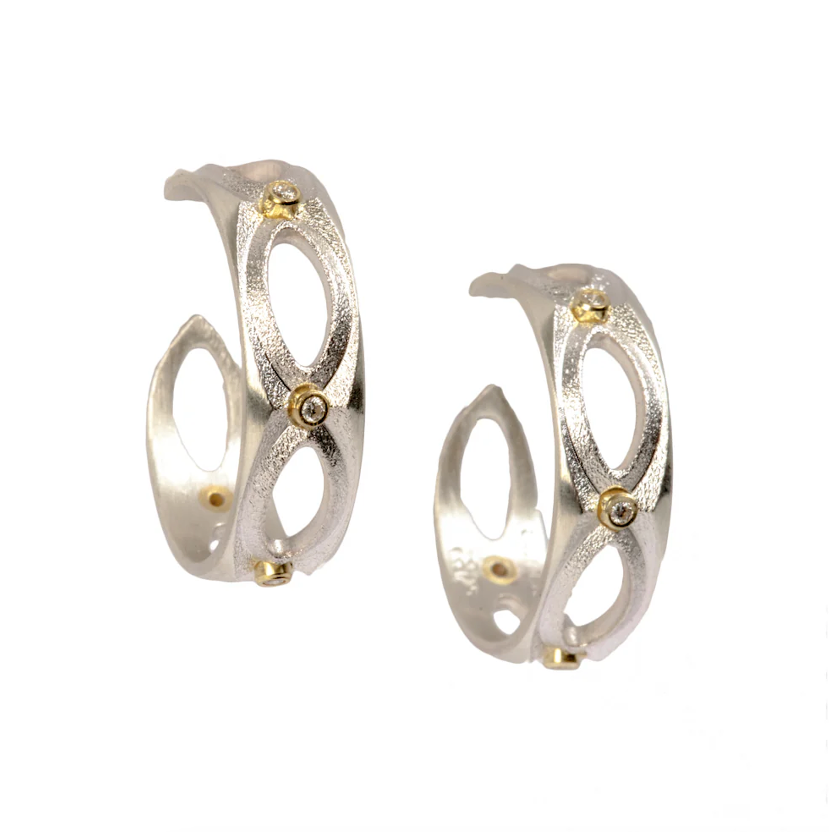 Small June Hoop Earrings-Jewelry-Maria Samora-Sorrel Sky Gallery