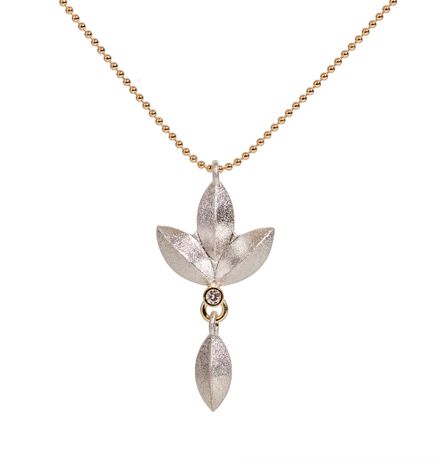 Small Sweet Pea Blossom Pendant-Jewelry-Maria Samora-Sorrel Sky Gallery