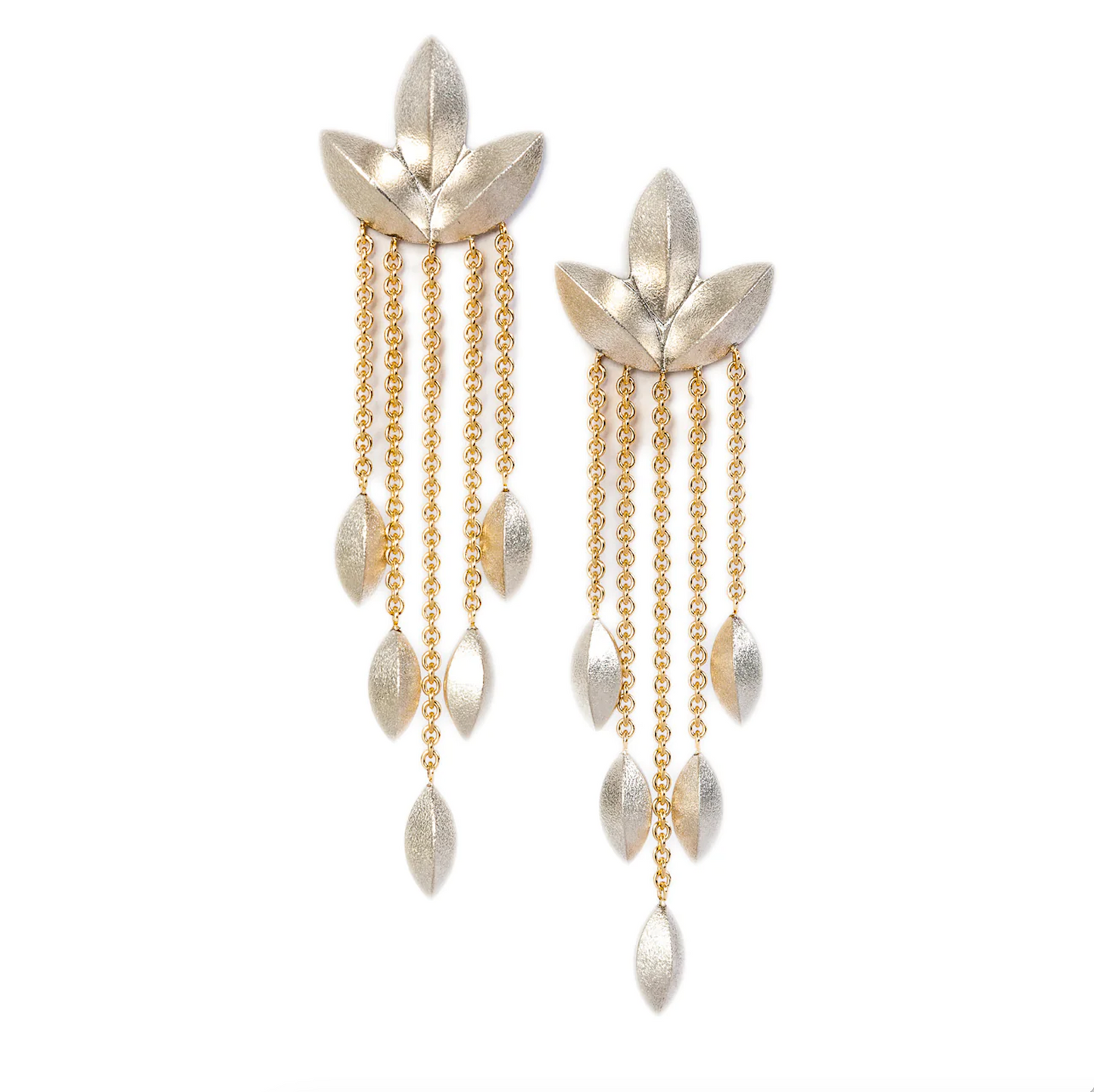 Sweet Pea Cascade Earrings-Jewelry-Maria Samora-Sorrel Sky Gallery