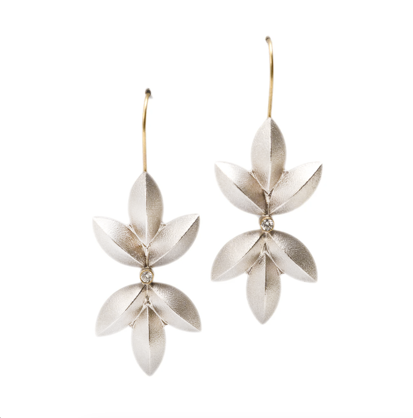 Sweet Pea Mirror Earrings-Jewelry-Maria Samora-Sorrel Sky Gallery