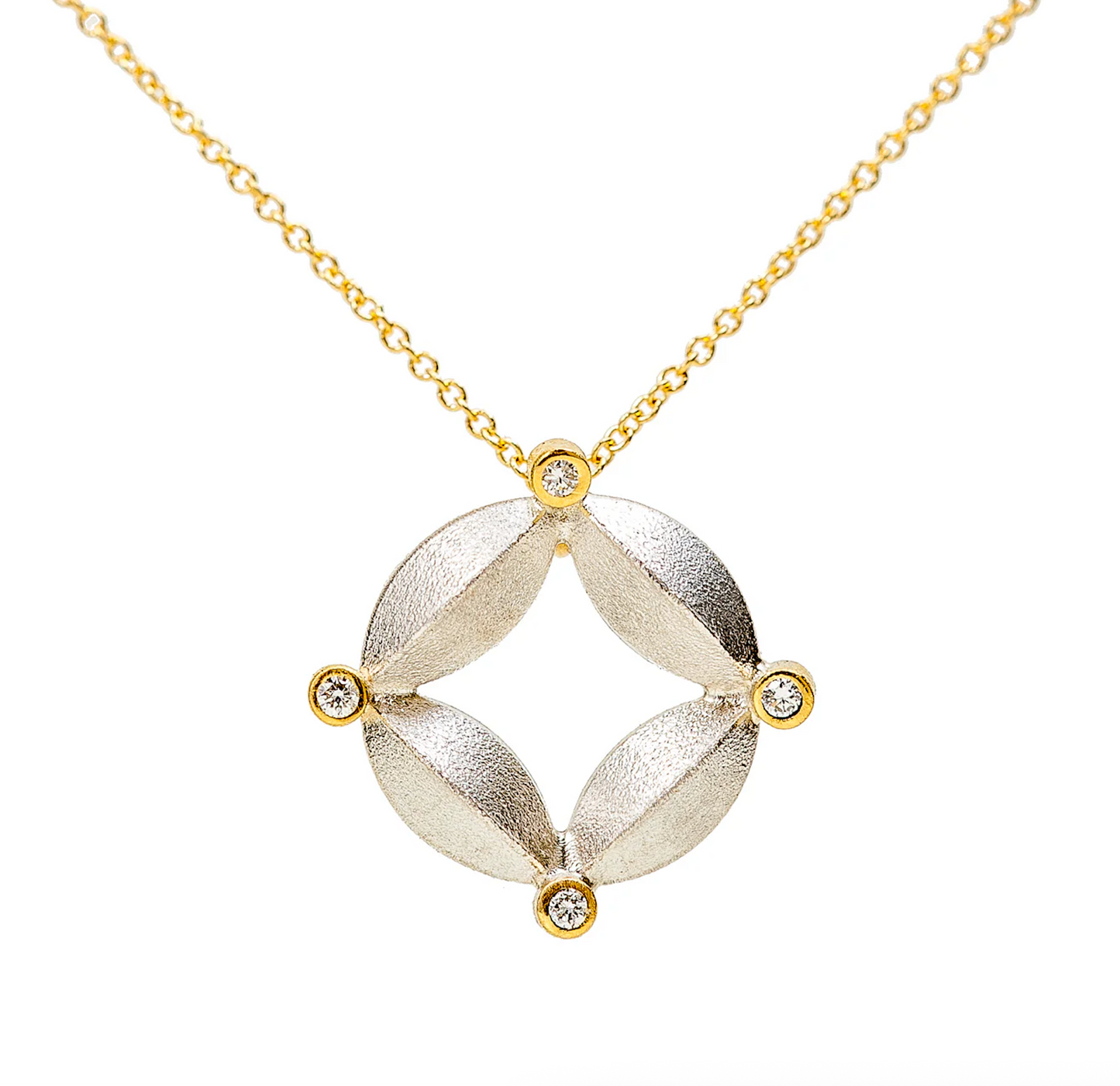 Sweet Pea Quad Pendant-Jewelry-Maria Samora-Sorrel Sky Gallery