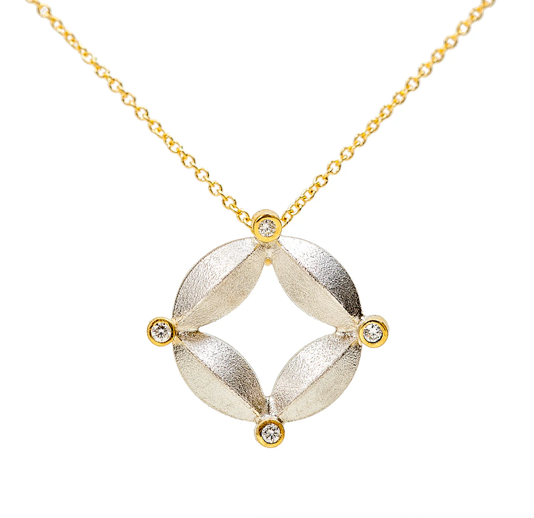 Sweet Pea Quad Pendant-Jewelry-Maria Samora-Sorrel Sky Gallery