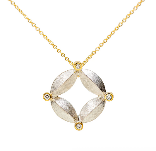 Sweet Pea Quad Pendant-Jewelry-Maria Samora-Sorrel Sky Gallery