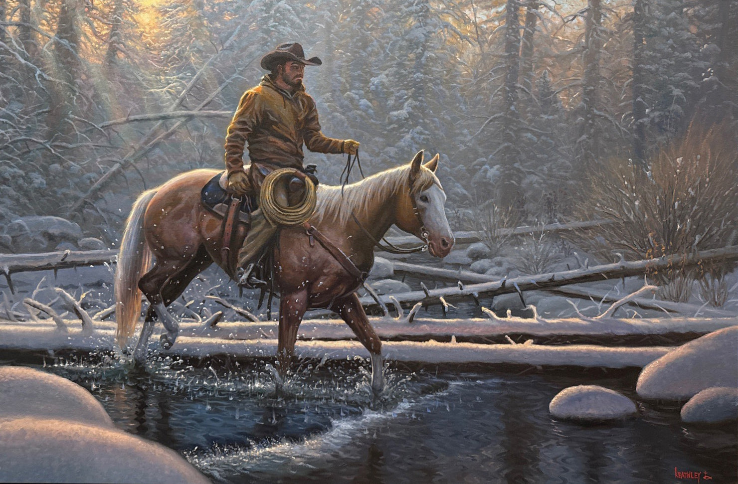 Easy Does It-Painting-Mark Keathley-Sorrel Sky Gallery