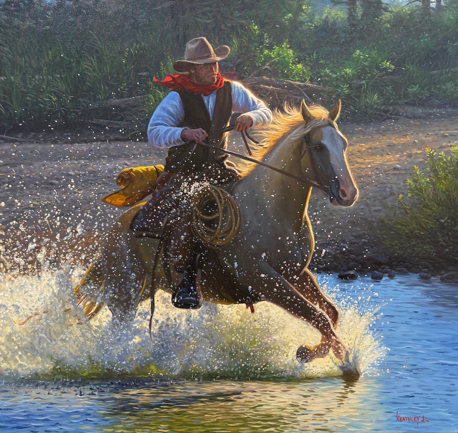 Splash Down-Painting-Mark Keathley-Sorrel Sky Gallery