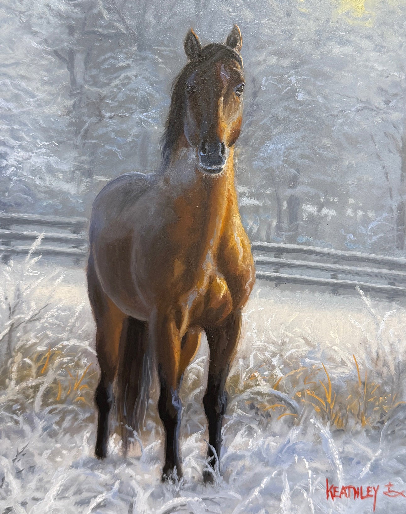Stallion-Painting-Mark Keathley-Sorrel Sky Gallery