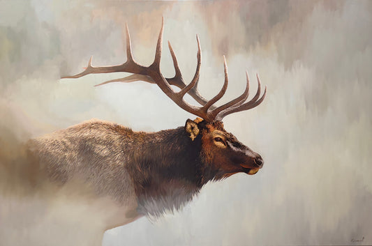 Elk - Rise-Painting-Matthew Grant-Sorrel Sky Gallery