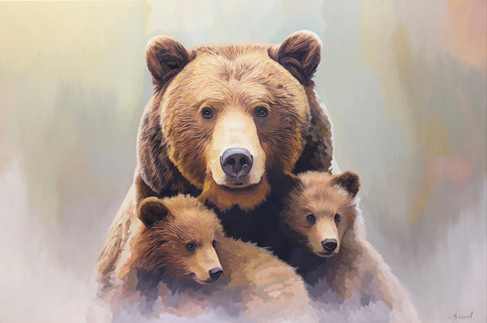 Mama Bear's Embrace-Painting-Matthew Grant-Sorrel Sky Gallery