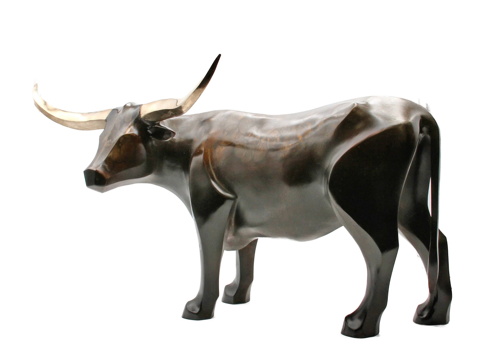 Large Longhorn-Sculpture-Michael Tatom-Sorrel Sky Gallery