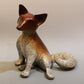 Large Sitting Fox Kit-Sculpture-Michael Tatom-Sorrel Sky Gallery