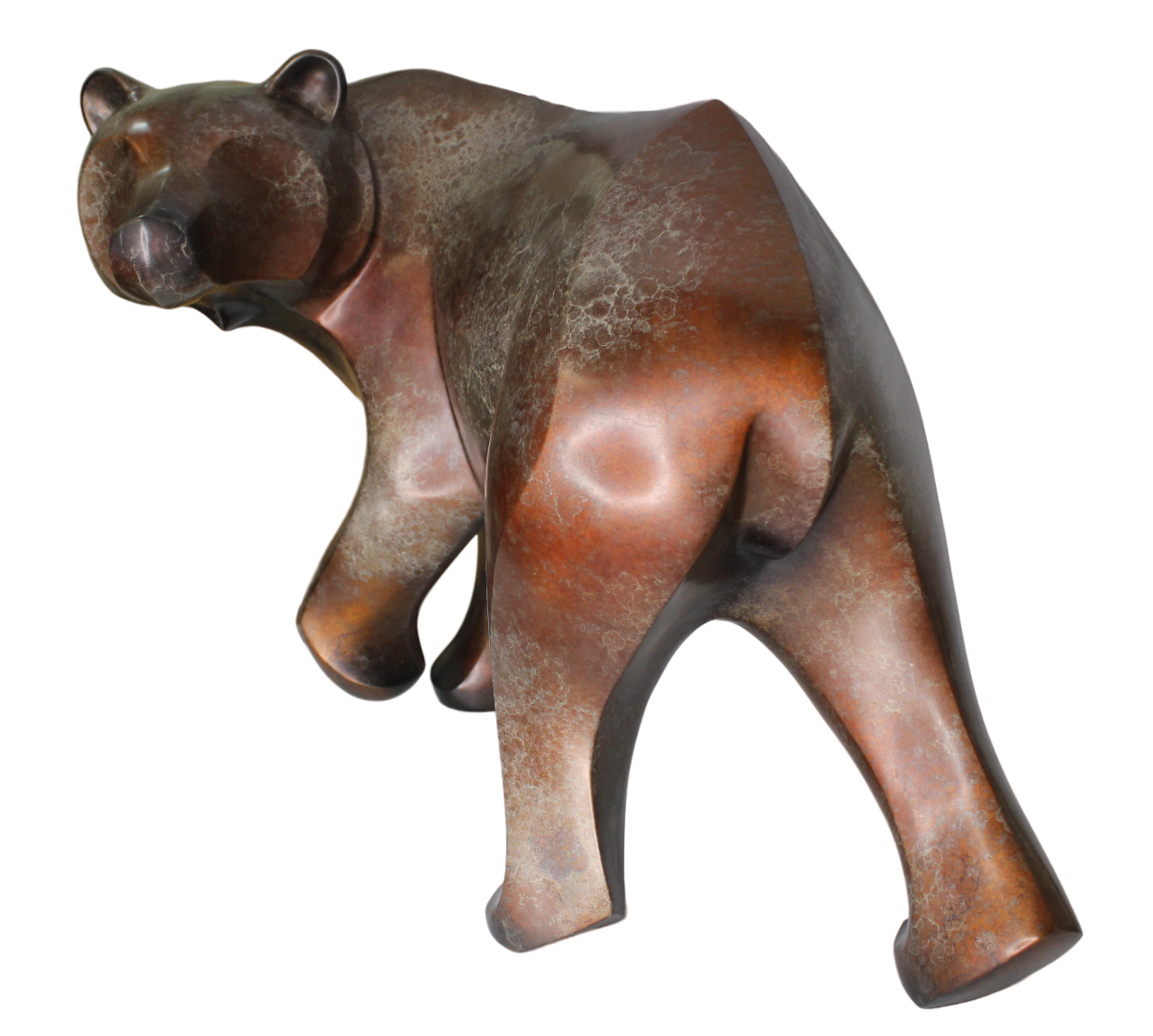 Large Walking Bear-Sculpture-Michael Tatom-Sorrel Sky Gallery