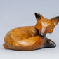 Lifesize Laying Fox Kit
