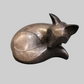 Medium Fox Kit Laying Down-Sculpture-Michael Tatom-Sorrel Sky Gallery