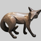 Medium Standing Fox-Sculpture-Michael Tatom-Sorrel Sky Gallery