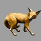 Medium Standing Fox-Sculpture-Michael Tatom-Sorrel Sky Gallery