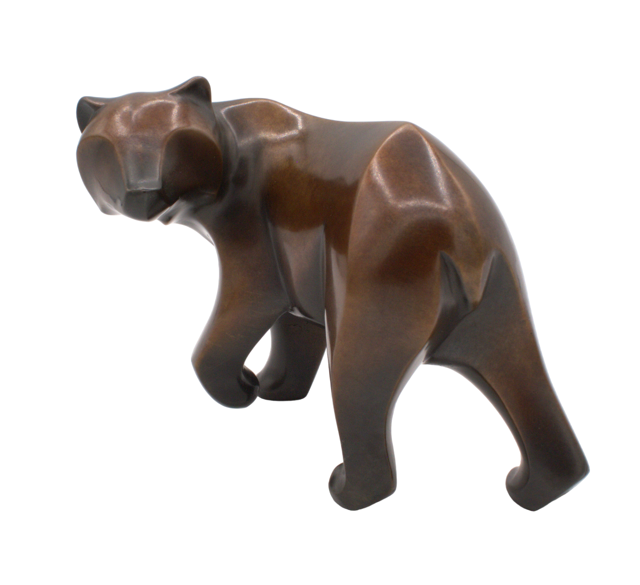 Small Walking Bear-Sculpture-Michael Tatom-Sorrel Sky Gallery