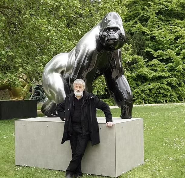 152 The Silver Back No.7-Sculpture-Michel Bassompierre-Sorrel Sky Gallery