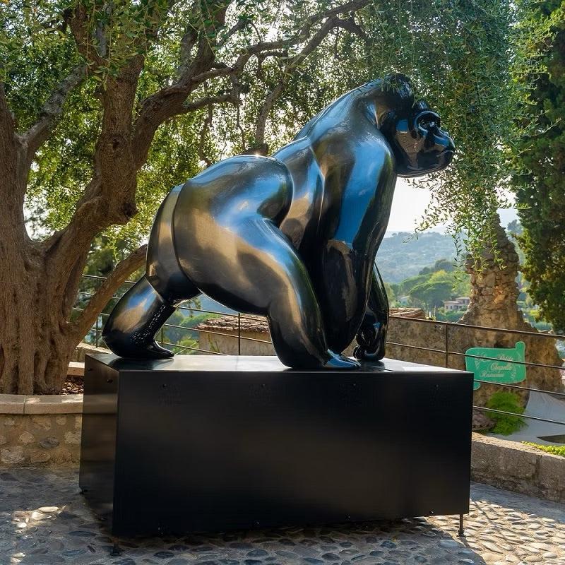 152 The Silver Back No.7-Sculpture-Michel Bassompierre-Sorrel Sky Gallery