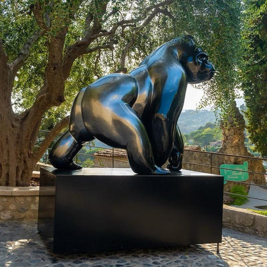 152 The Silver Back No.7-Sculpture-Michel Bassompierre-Sorrel Sky Gallery