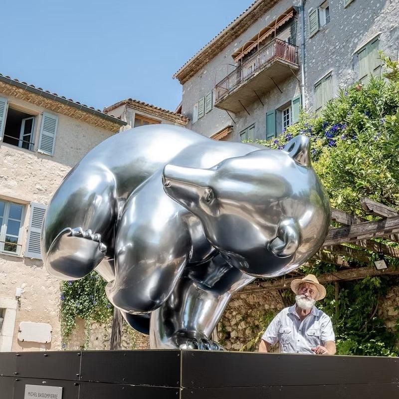 187 The Pursued-Sculpture-Michel Bassompierre-Sorrel Sky Gallery