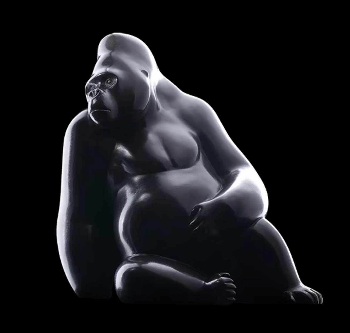 Le Patriarche n°4 / The Patriarch n°4-Sculpture-Michel Bassompierre-Sorrel Sky Gallery
