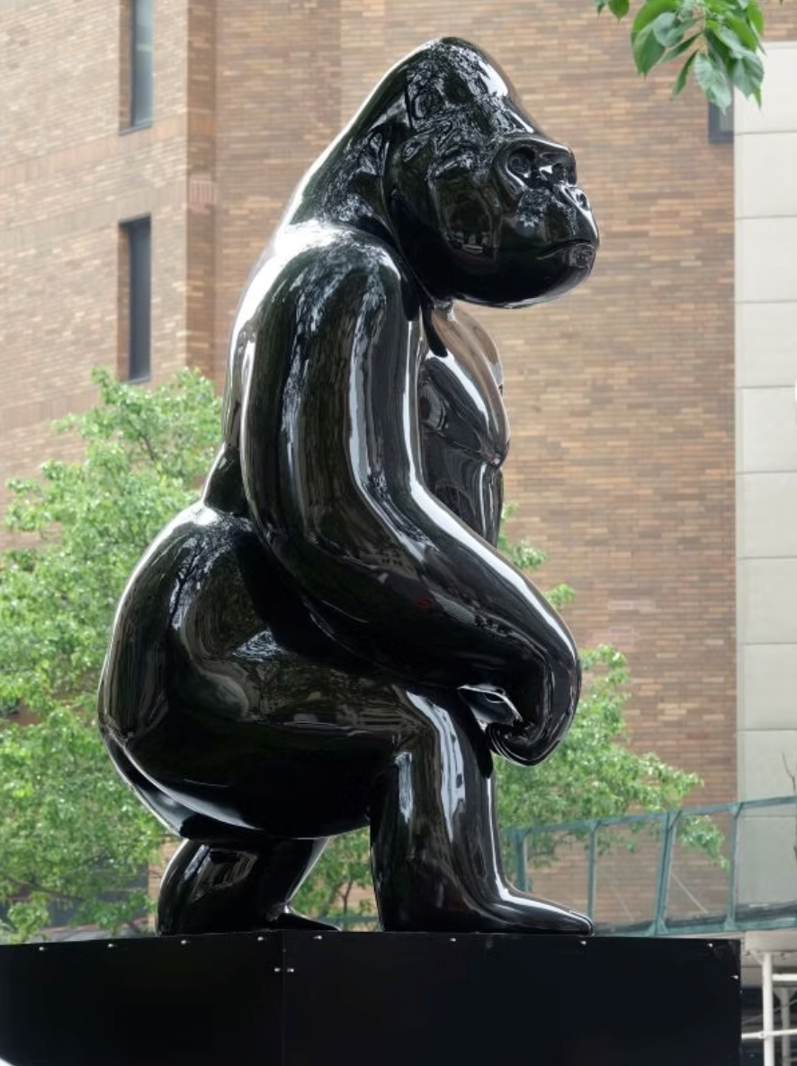 Majestic (Monumental Gorilla) | 294 Le Majestueux-Sculpture-Michel Bassompierre-Sorrel Sky Gallery