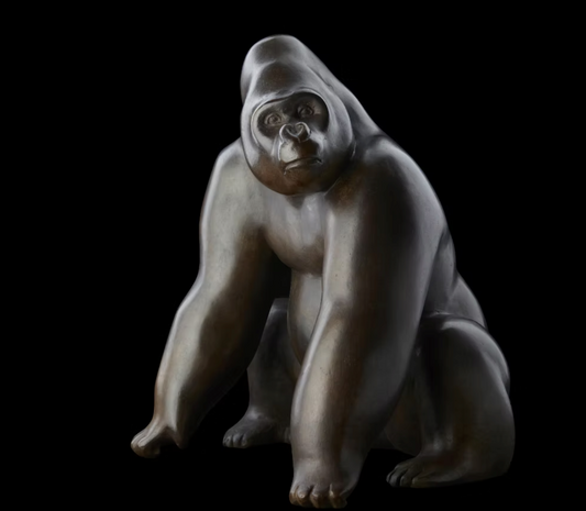 Silver Back No. 4 | Le Dos Argenté n°4-Sculpture-Michel Bassompierre-Sorrel Sky Gallery