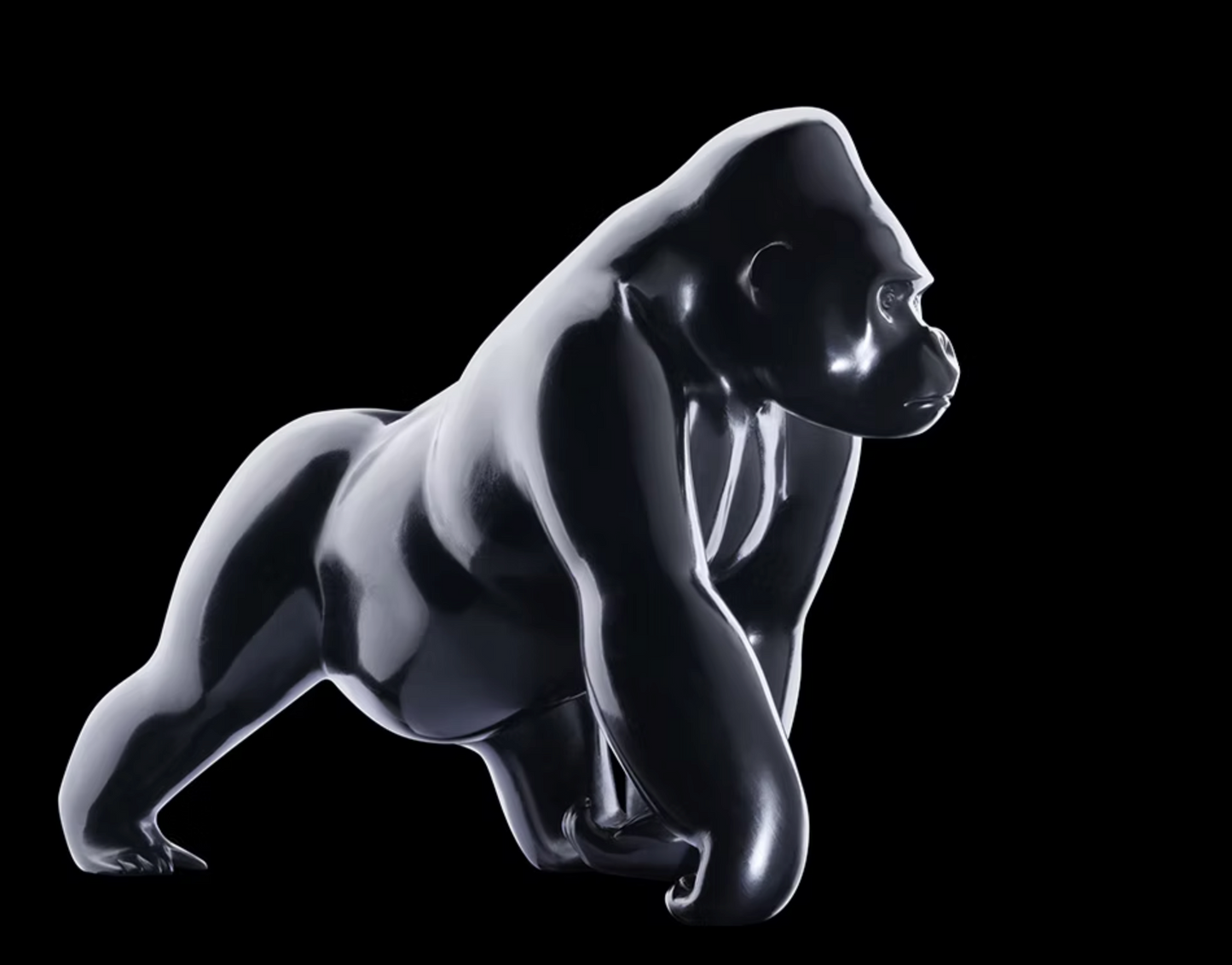 Silver Back No. 9 | Le Dos Argenté n°9-Sculpture-Michel Bassompierre-Sorrel Sky Gallery