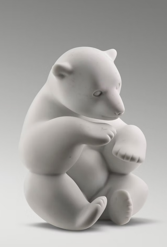 Snowball #1-Sculpture-Michel Bassompierre-Sorrel Sky Gallery
