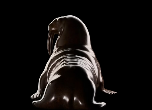 Walrus | 258 Odobenus-Sculpture-Michel Bassompierre-Sorrel Sky Gallery