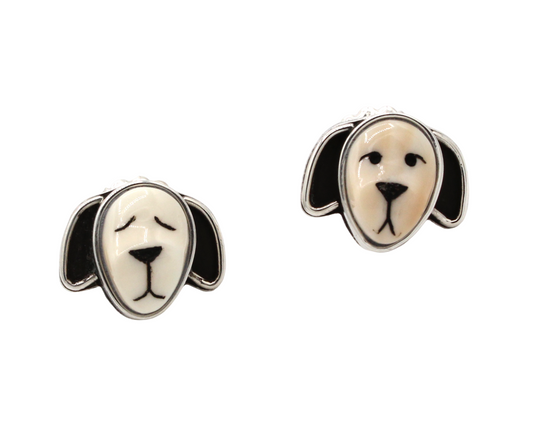 Floppy Dog Earrings-Jewelry-Michelle Tapia-Sorrel Sky Gallery
