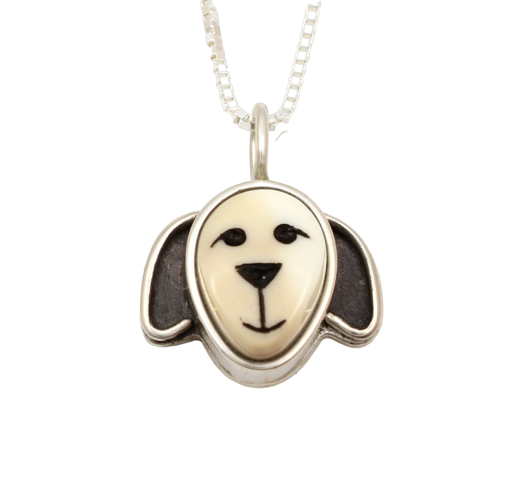 Floppy Dog Pendant-Jewelry-Michelle Tapia-Sorrel Sky Gallery