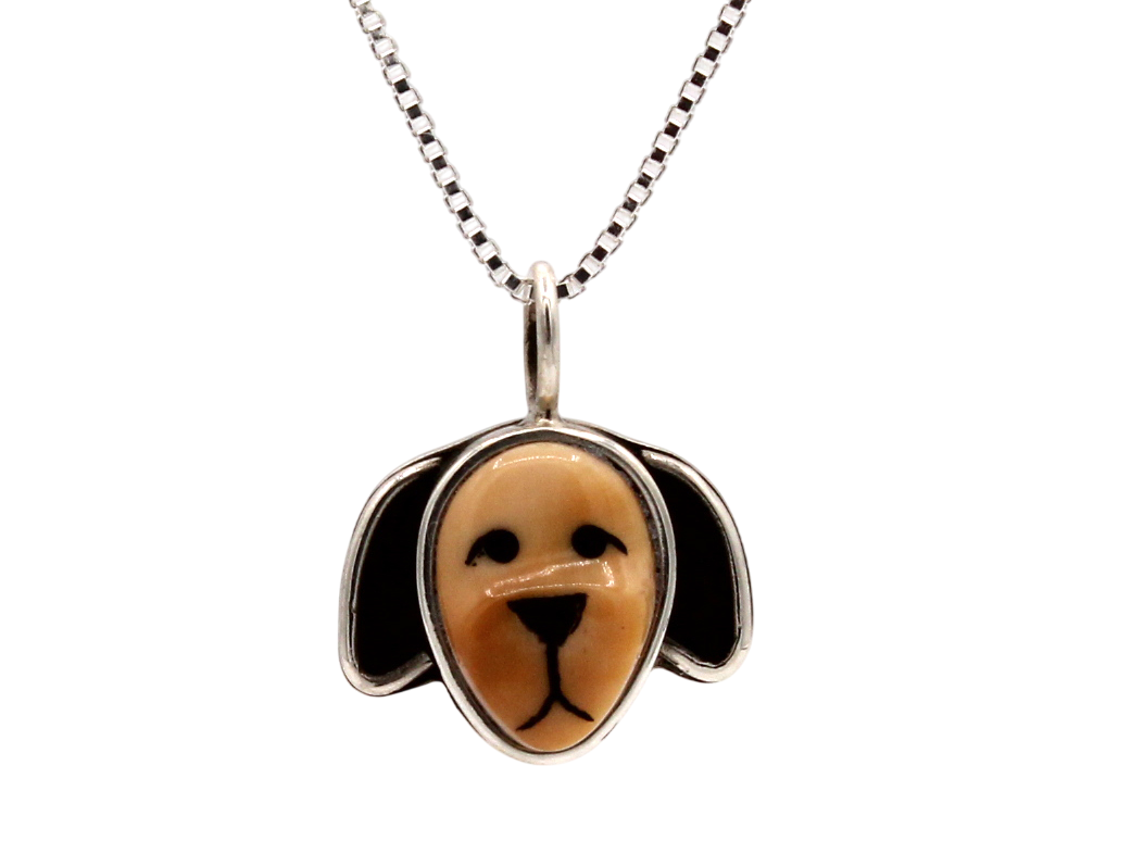 Floppy Dog Pendant-Jewelry-Michelle Tapia-Sorrel Sky Gallery