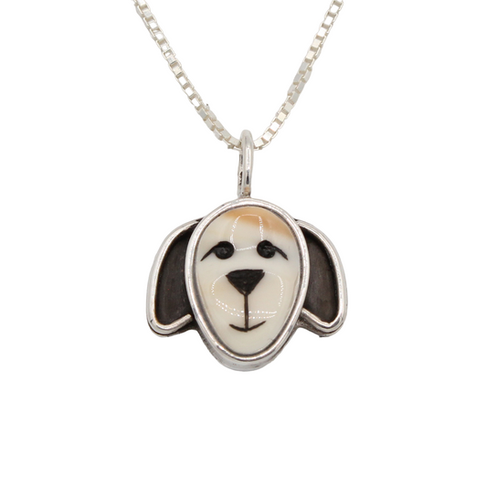 Floppy Dog Pendant-Jewelry-Michelle Tapia-Sorrel Sky Gallery