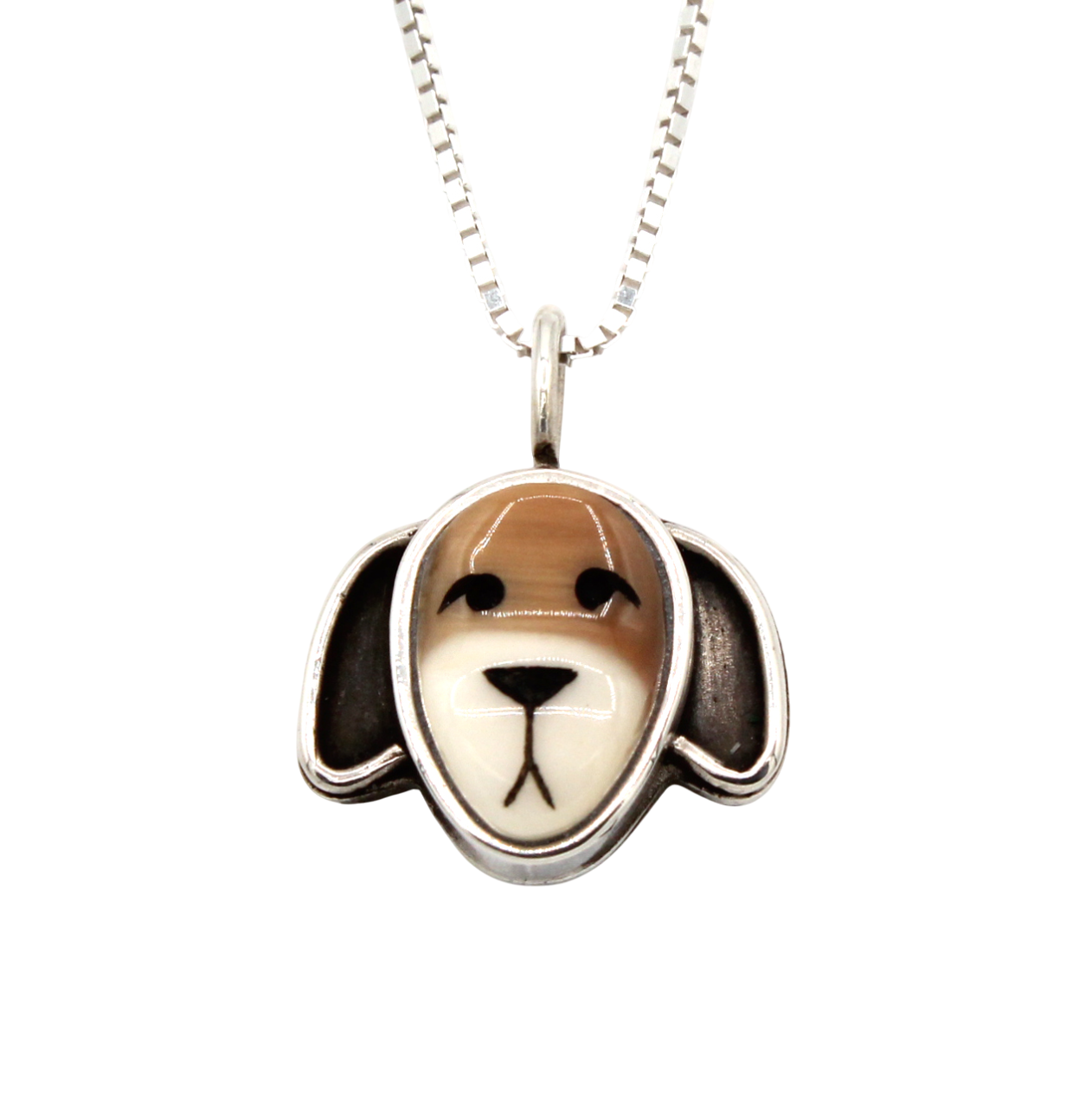 Floppy Dog Pendant-Jewelry-Michelle Tapia-Sorrel Sky Gallery