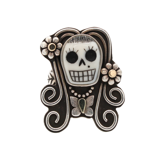 La Muerta Bonita Ring-Jewelry-Michelle Tapia-Sorrel Sky Gallery