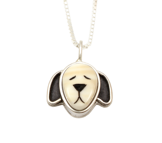 Sleeping Dog Pendant-Jewelry-Michelle Tapia-Sorrel Sky Gallery
