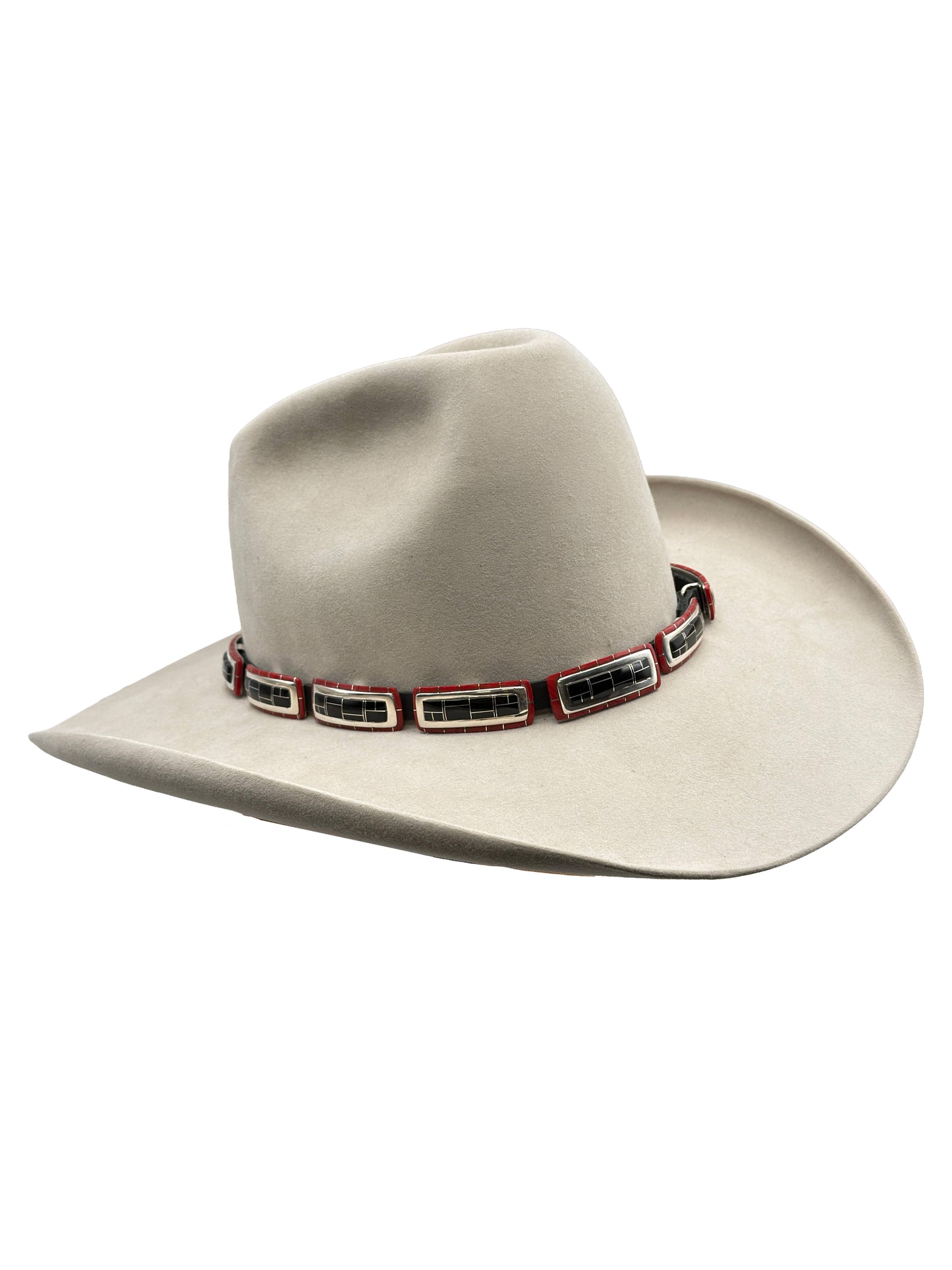 Rectangular Chocho Hat Band-Jewelry-Ben Nighthorse-Sorrel Sky Gallery