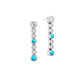 Morning Drop Tennis Earrings