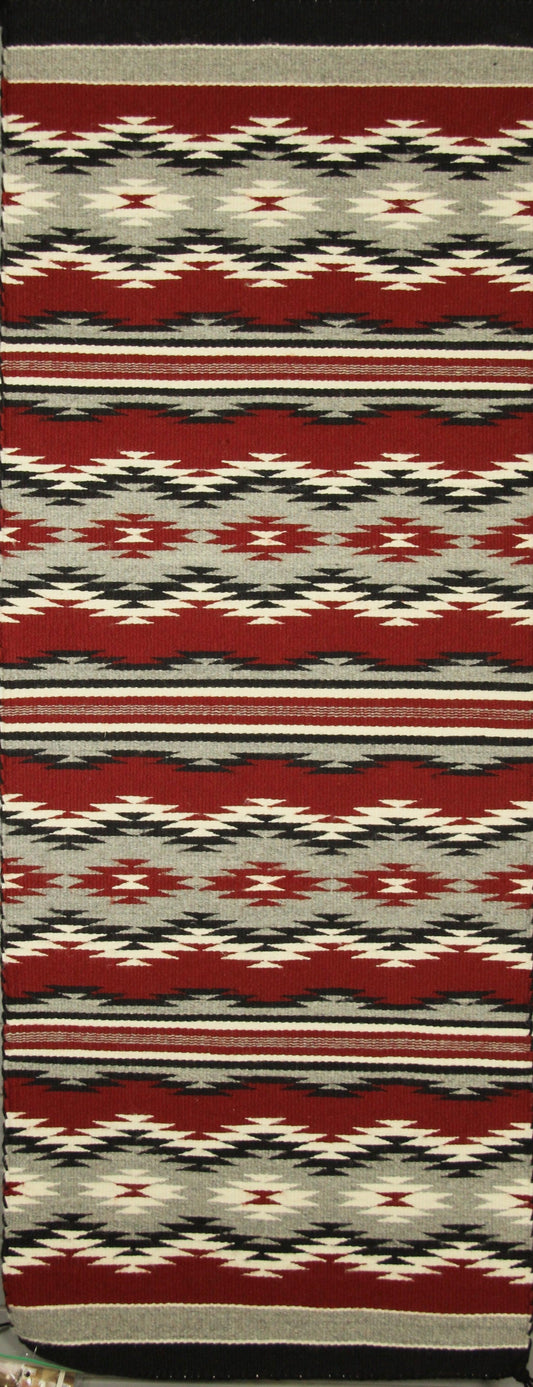 19.5" x 50.5" Runner Rug-Weaving-Navajo Weaving-Sorrel Sky Gallery