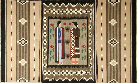 30" x 48" Burnham-Weaving-Navajo Weaving-Sorrel Sky Gallery