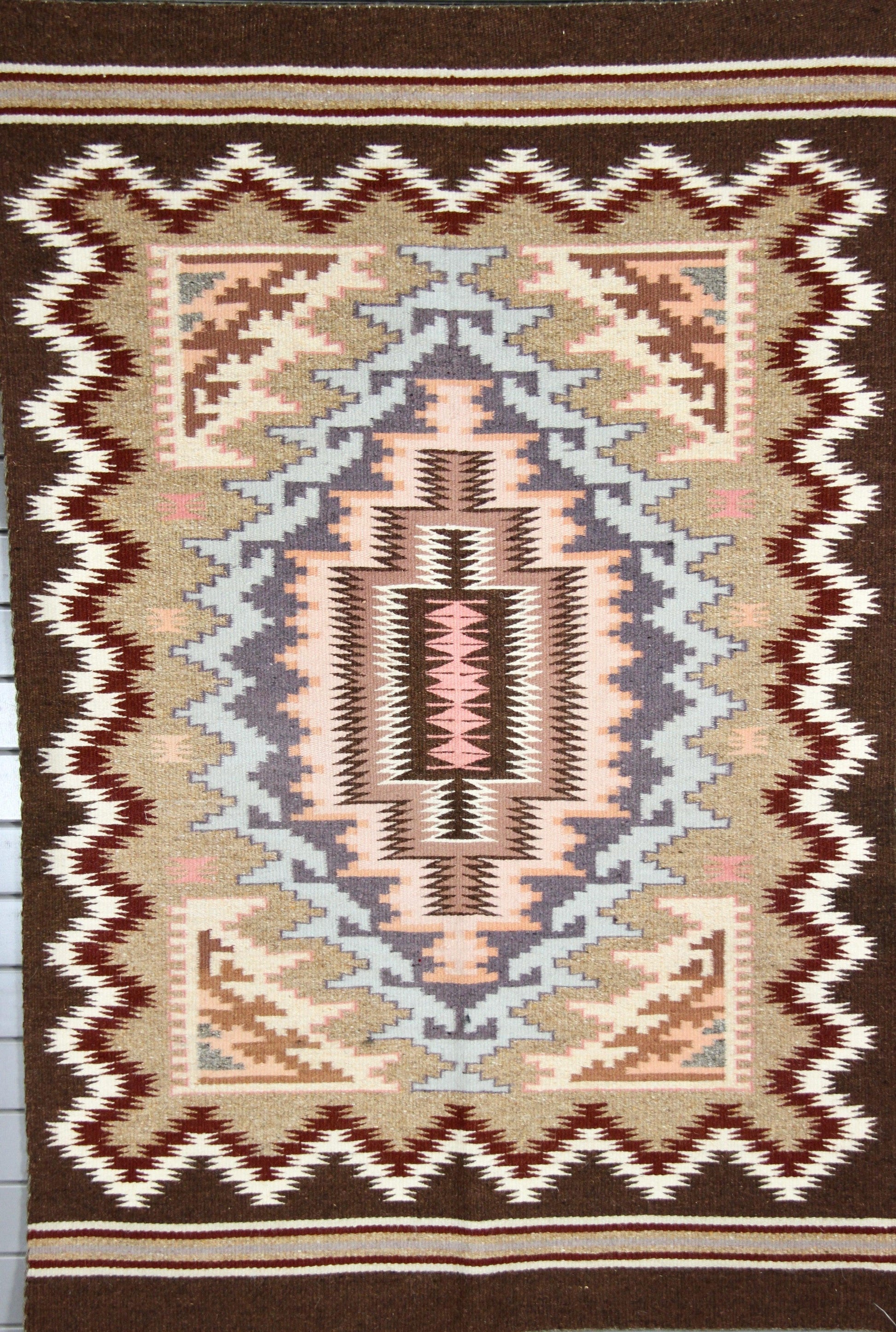 33" x 49" Burntwater-Weaving-Navajo Weaving-Sorrel Sky Gallery