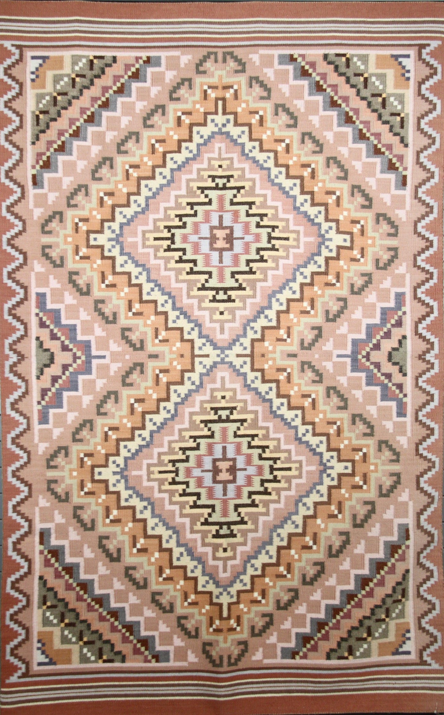 46" x 72" Burntwater-Weaving-Navajo Weaving-Sorrel Sky Gallery