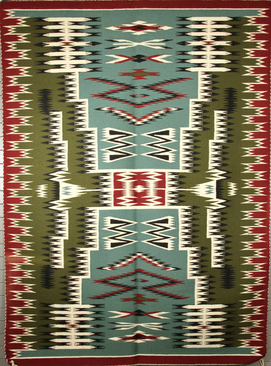 53" x 72" Storm Weaving-Weaving-Navajo Weaving-Sorrel Sky Gallery