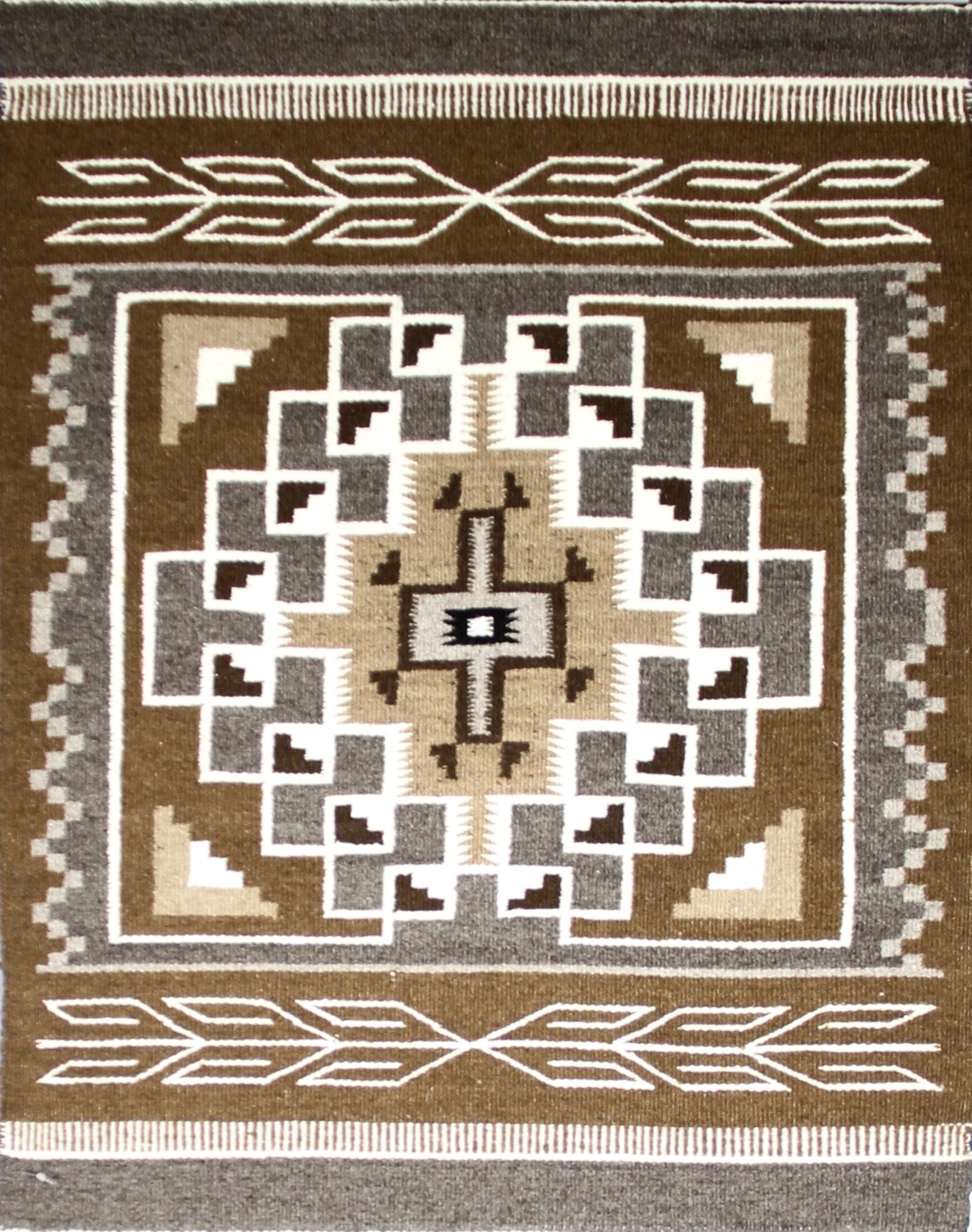 Burnham 25" x 31"-Weaving-Navajo Weaving-Sorrel Sky Gallery