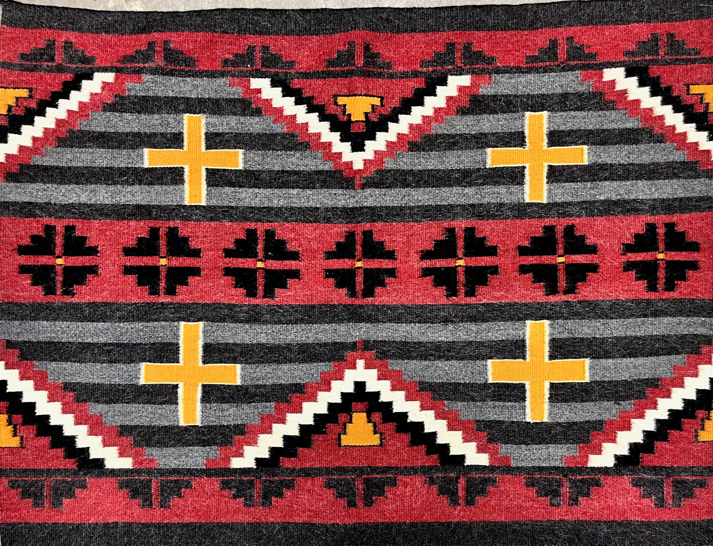 Chief Style. 32" x 43"-Weaving-Navajo Weaving-Sorrel Sky Gallery