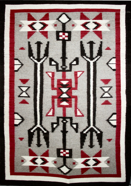 Crystal Recreation 40" x 60"-Weaving-Navajo Weaving-Sorrel Sky Gallery